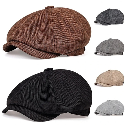 Vintage newsboy cap gatsby hat - gatsby,